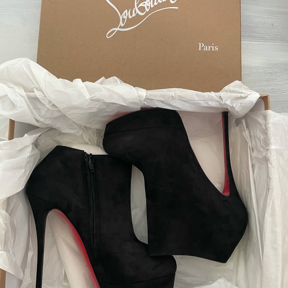 ❌SOLD❌Christian Louboutin Dirdibootie 150 Platform - Picture 4 of 13